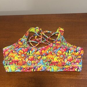 Constantly Varied Gear Peace and Love Butterfly bra